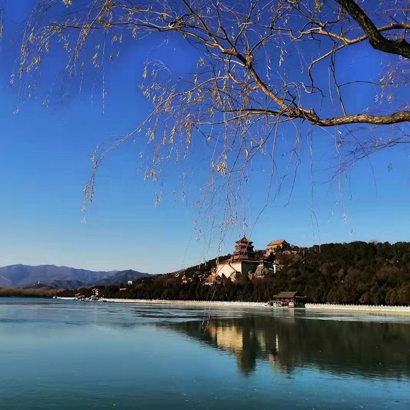 Tower of Buddhist Incense on the longevity hill in the summer palace