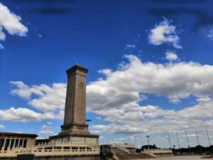 granite pillars tomb near the Gate of Heavenly Peace
