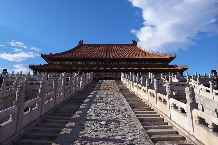 The largest stone carving in the forbidden city