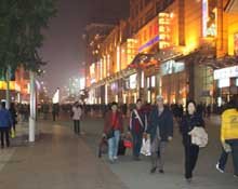 Walking during night