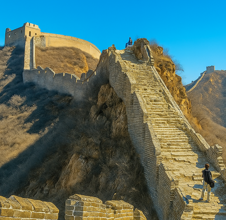 Great wall hiking
