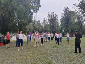 Group tour to lear Taichi