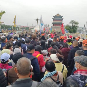 Busy Tian'anmen Square