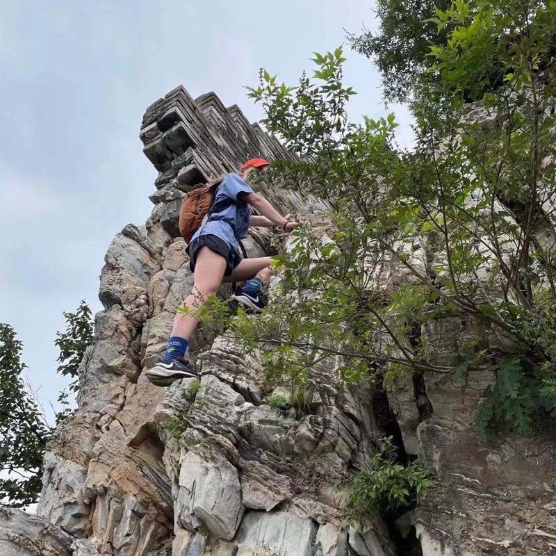China wall hiking