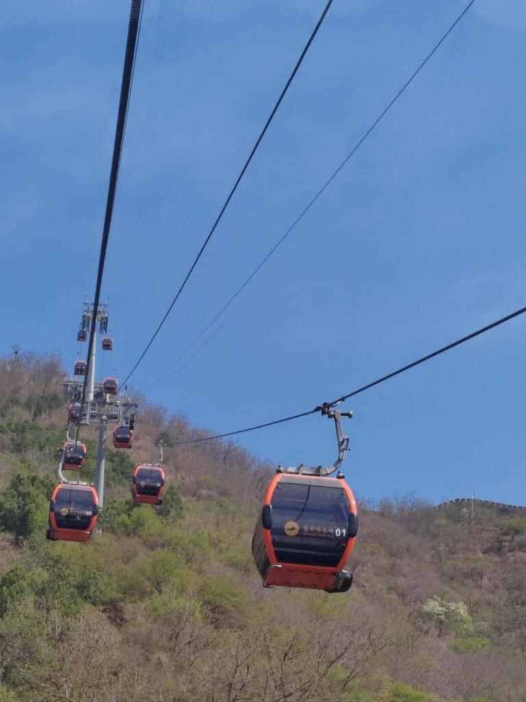 Mutianyu Great Wall cable car experience